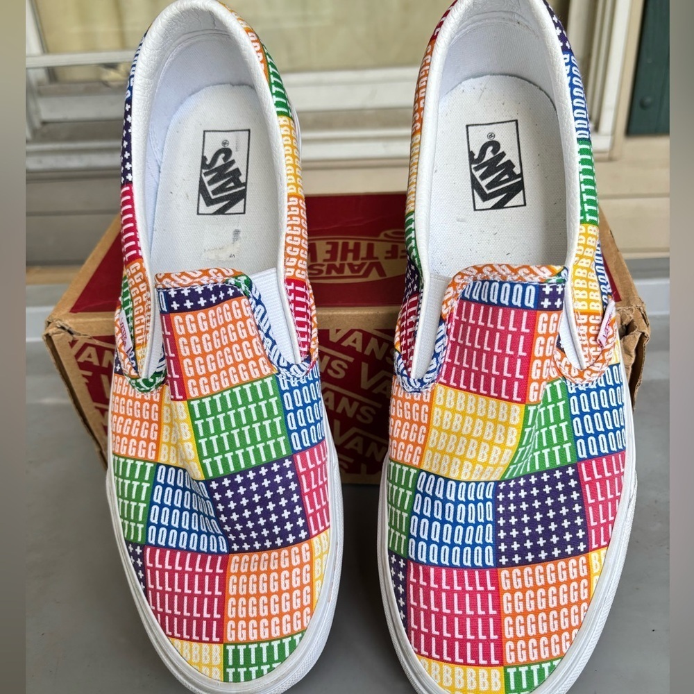 Vans Classic Slip On (Pride) LBGTQ Canvas Shoes